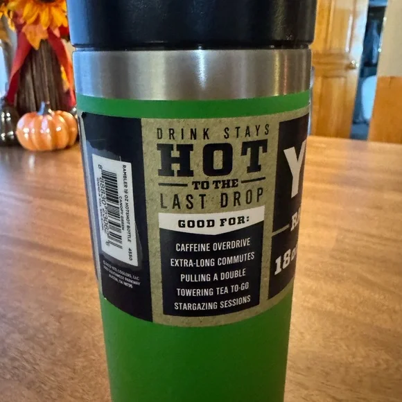 YETI-RAMBLER 18 OZ HOT SHOT BOTTLE Canopy Green NWT - Picture 2 of 11